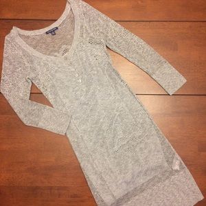 Crochet American Eagle long sleeve dress size sm